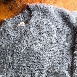 Light blue fuzzy sweater 💫